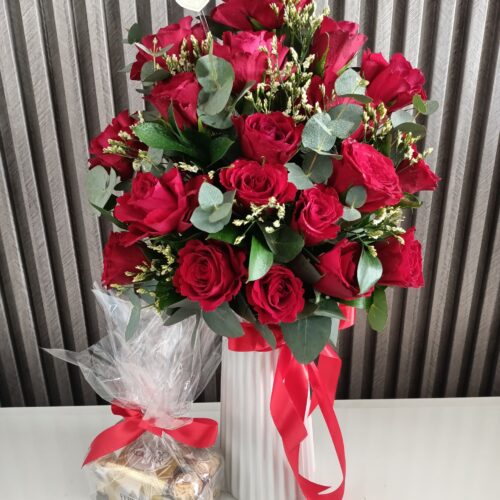 Ruby Red Romance: Roses & Ferrero