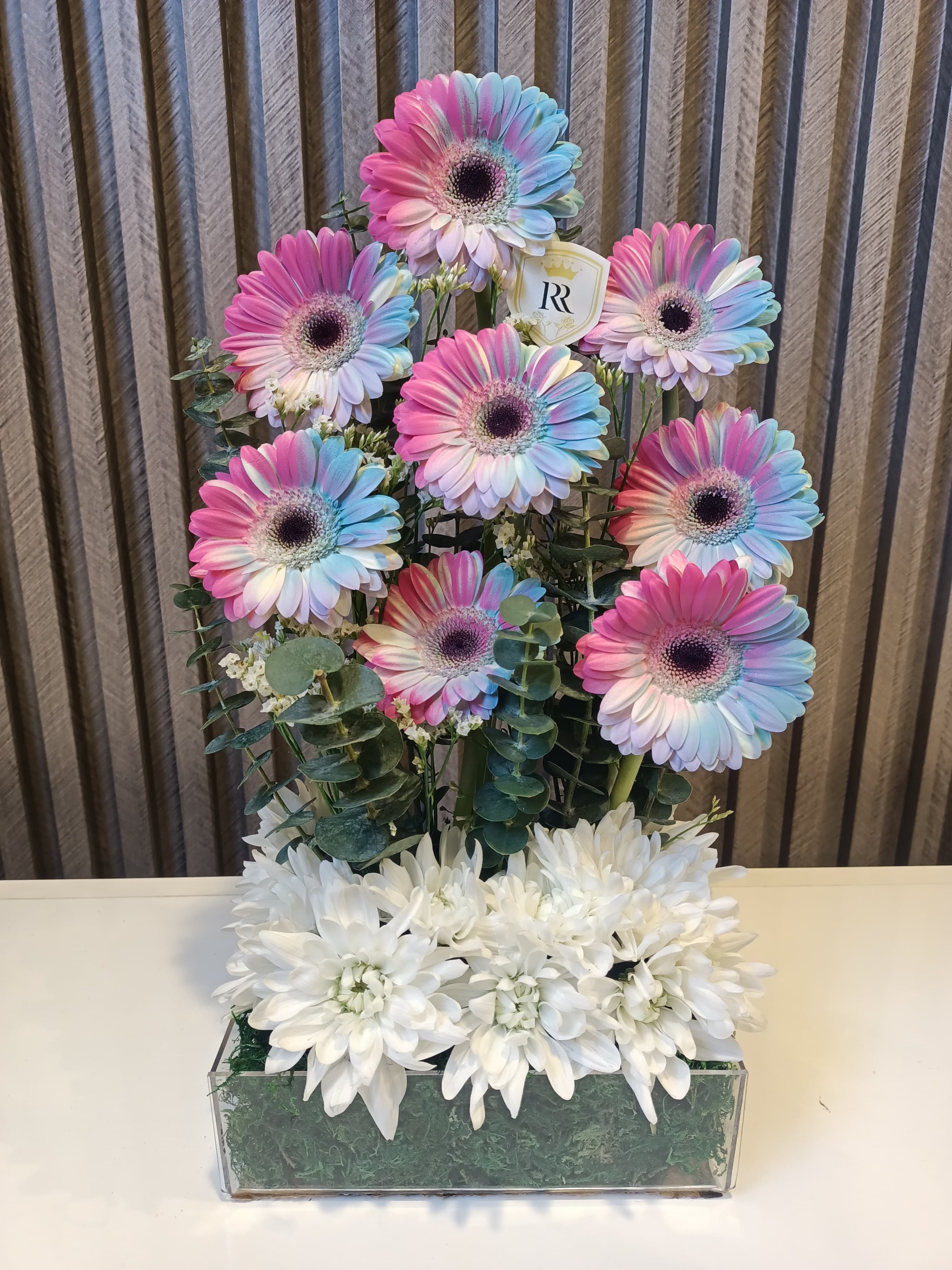 Rainbow Gerbera: Cheerful & Bright