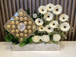 Pure Indulgence: White Flowers & Ferrero