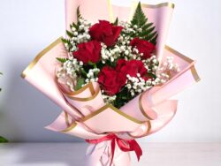 Crimson Kiss Bouquet