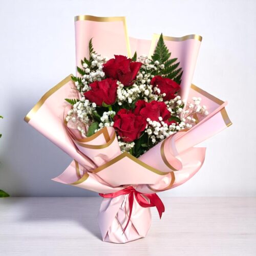 Crimson Kiss Bouquet