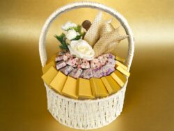 Golden Bloom Basket