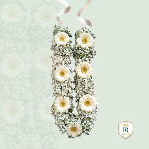 Daisy Dreams Garland: White Gerberas & Baby's Breath