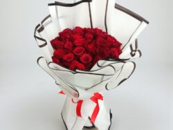 Crimson Elegance Wrap