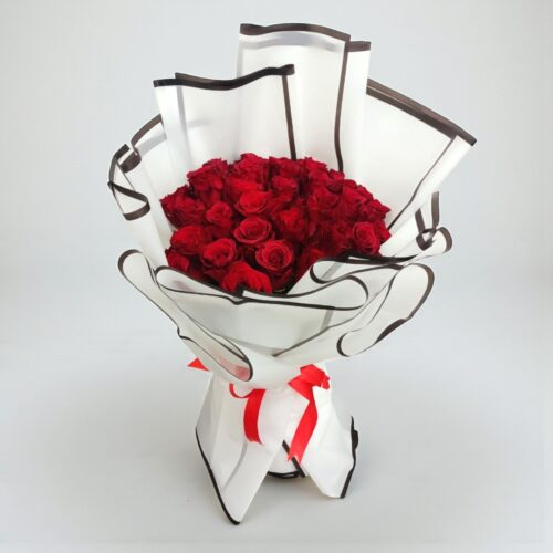 Crimson Elegance Wrap